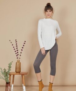 טייץ 3/4 אפור