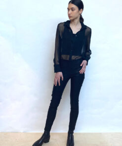 מכנסי ASI שחור נקודות