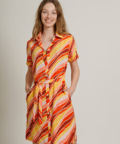 שמלת MAKAO הדפס צבעוני