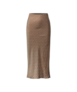 חצאית JOAN חום מודפס