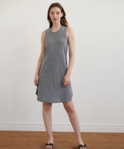 שמלת מידי RING אפור מלאנז