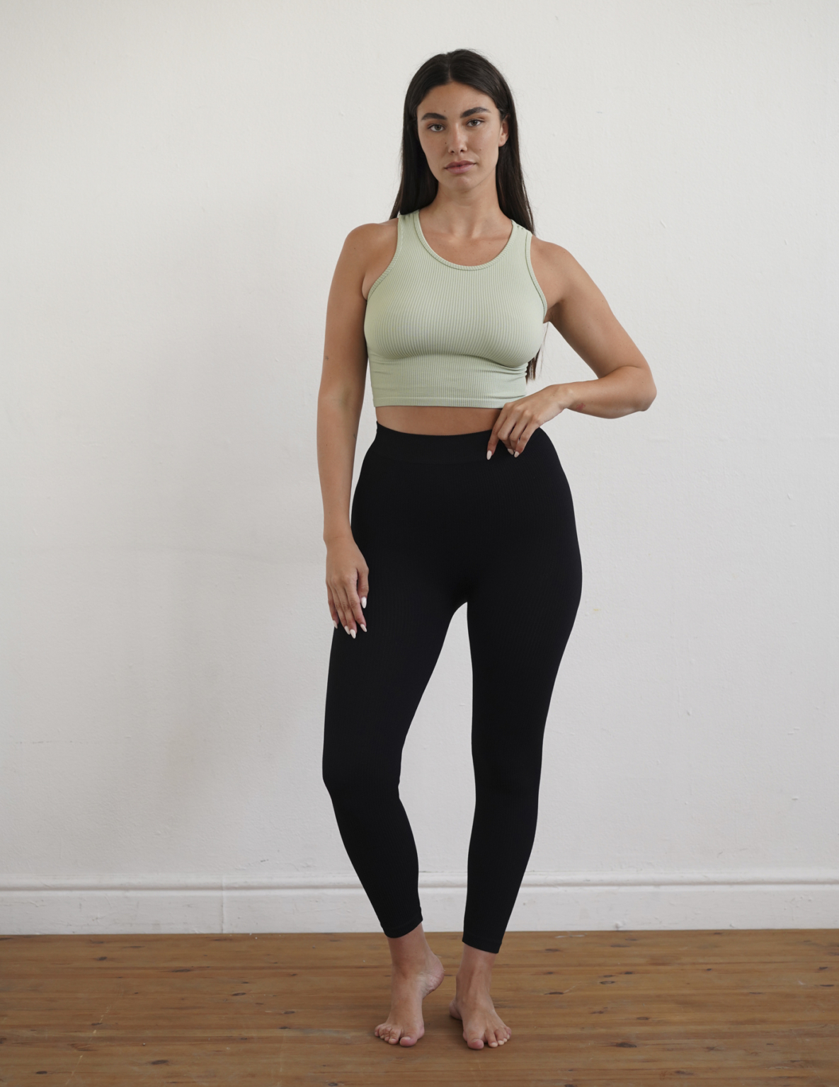טייץ ACTIVE שחור ארוך