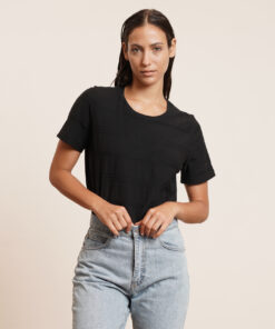 טי שירט CHATEL שחורה