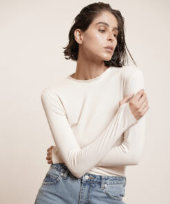 NO.12 חולצת אגודל קרם