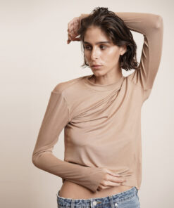 NO.12 חולצת אגודל קאמל