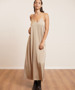 שמלת סאטן MORZINE זהב