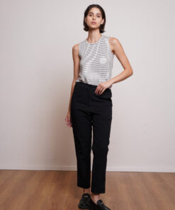 מכנסי  STEFANO B שחור  ווש