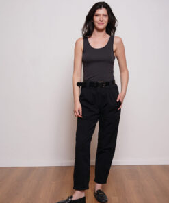 מכנסי GRACE ווש שחור