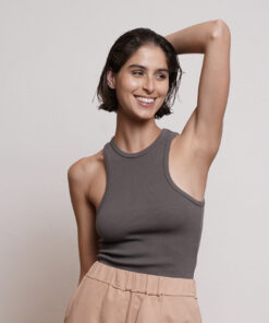 גופיית ריב צרה NO.5 אפור