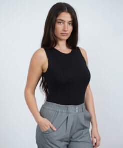 NO.20 בגד גוף גופייה שחור