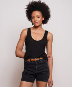 גופייה קצרה NO.18 שחור