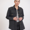 ג'קט ג'ינס S JACKET שחור ווש
