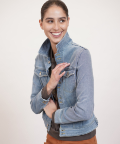 ג'קט ג'ינס LITTLE J כחול בהיר