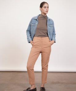 מכנסי  STEFANO B חום ווש