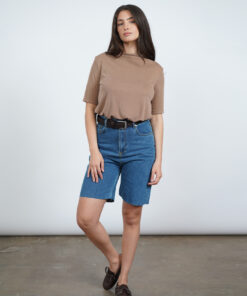 DENIM BERMUDA ג'ינס ברמודה כחול