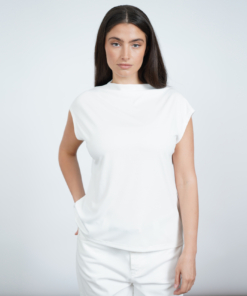 NO.39 גופיה צאוורון רבידה לבן